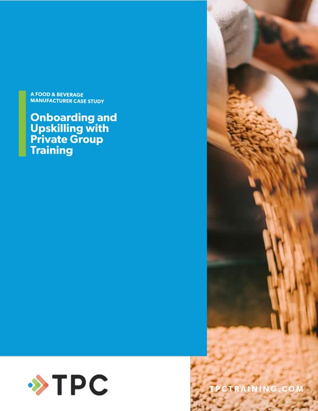 Private Group Training in the Food Industry