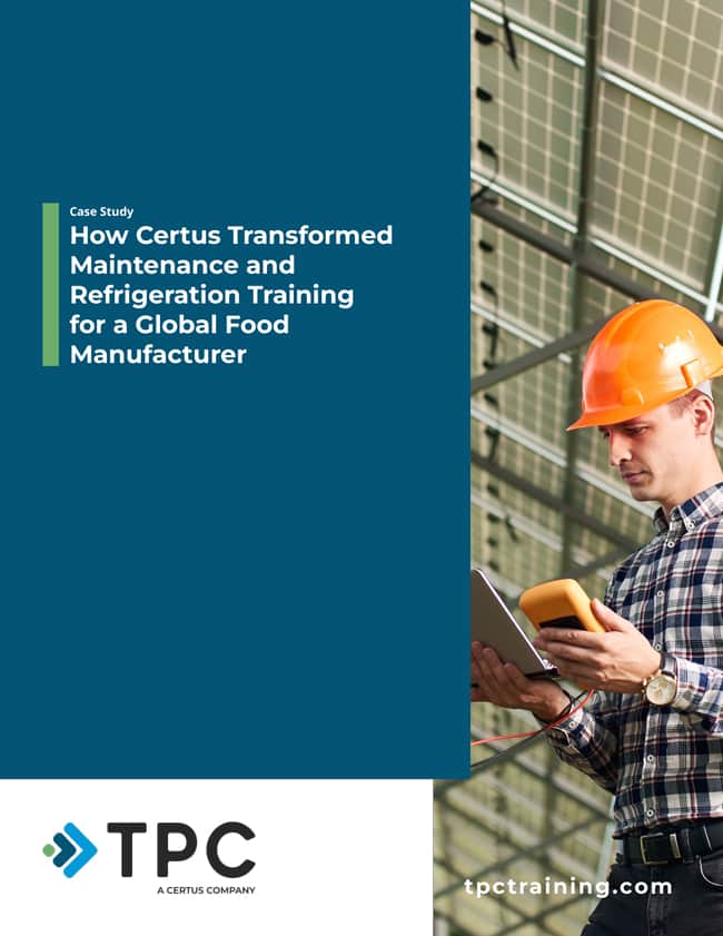 TPC's Training Impact with a Global Food Manufacturer