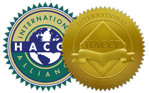 International HACCP Alliance certification seal